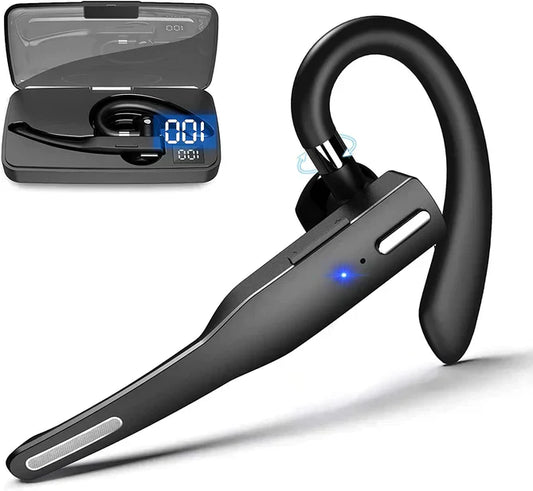 Auricular/Earpiece Inalámbrico Bluetooth 5.1 con Doble Micrófono y Cancelación de Ruido