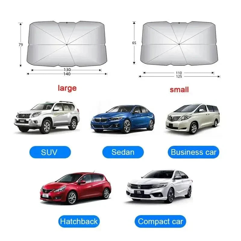 AUTOSHADE – Parasol Plegable para Temperaturas Cómodas en el Vehículo