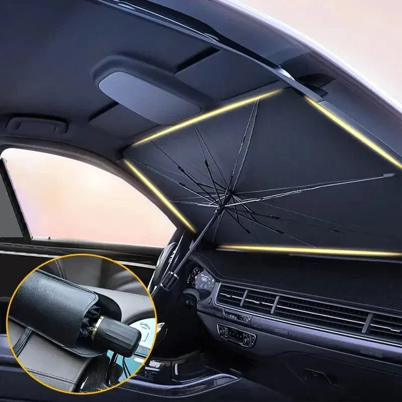 AUTOSHADE – Parasol Plegable para Temperaturas Cómodas en el Vehículo