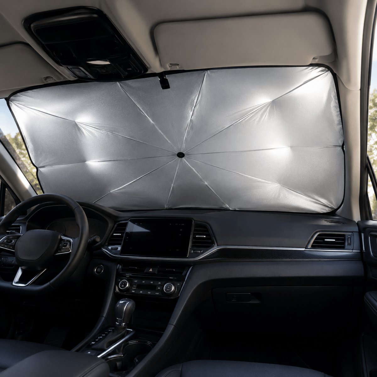 AUTOSHADE – Parasol Plegable para Temperaturas Cómodas en el Vehículo