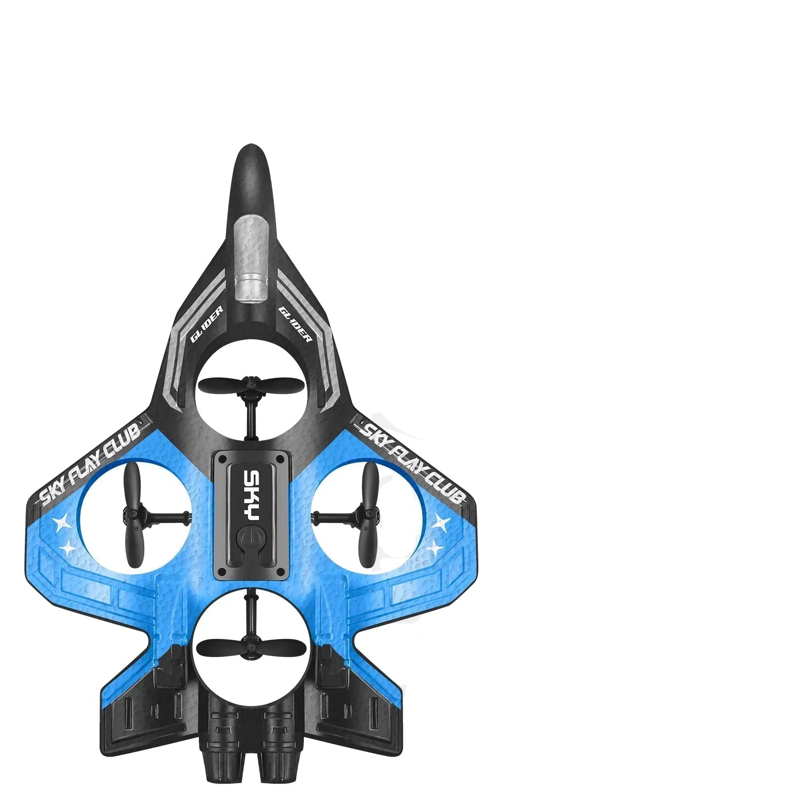 Avión RC Ligero con Estabilización Giroscópica y Luces LED – Ideal para Principiantes y Niños
