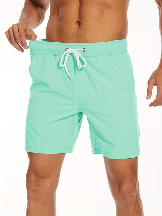 Bañadores | Pantalones Cortos de Secado Rápido y Elasticidad para Hombre con Bolsillo para Teléfono