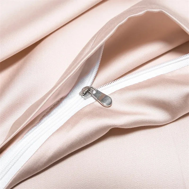 BAMBOOLUXE - Funda de Edredón Refrigerante Hecha de Fibra de Bambú de Alta Calidad para un Sueño Elegante y Cómodo