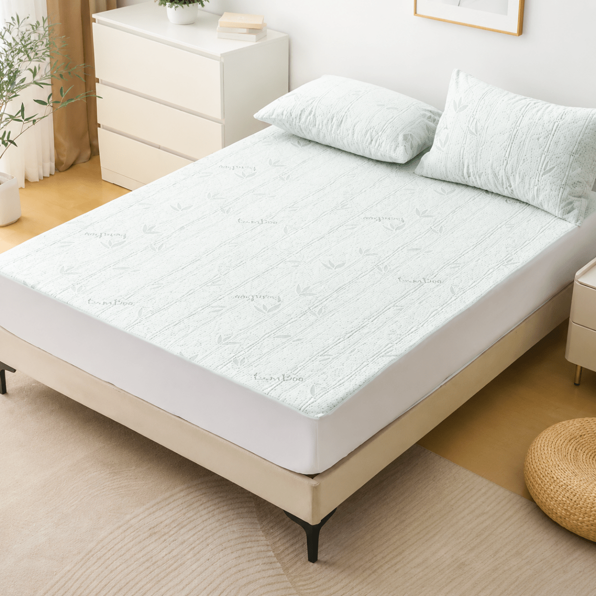 BAMBORELAX – Sábana ajustable refrescante para un sueño cómodo y fresco