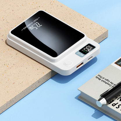 Banco de Energía Portátil 20000mAh con Carga Rápida de 22.5W y Carga Inalámbrica – Delgado y Móvil