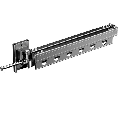 Barra tendedero de pared extensible de aluminio