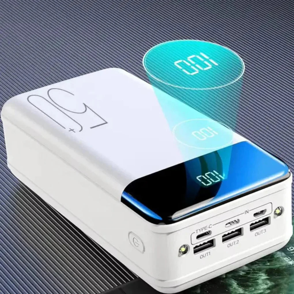 Batería Externa de Alta Capacidad 50,000mAh