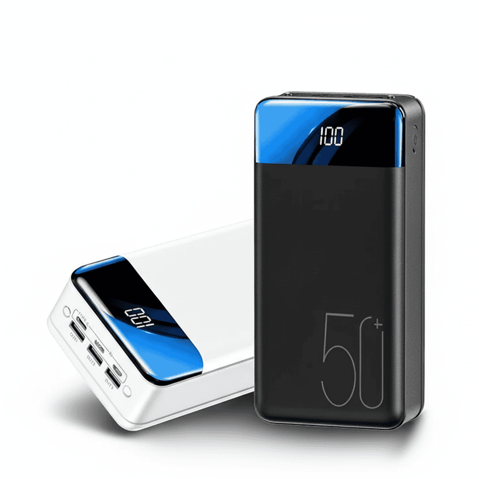 Batería externa de alta capacidad de 100 000 mAh para carga rápida
