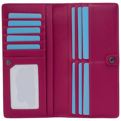 Billetera de Cuero Ultra Fina con Bloqueo RFID - Renée