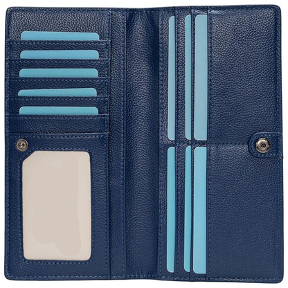 Billetera de Cuero Ultra Fina con Bloqueo RFID - Renée