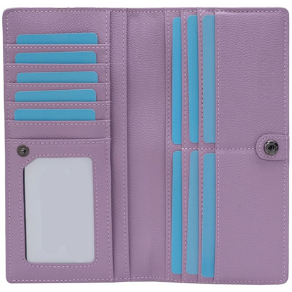 Billetera de Cuero Ultra Fina con Bloqueo RFID - Renée