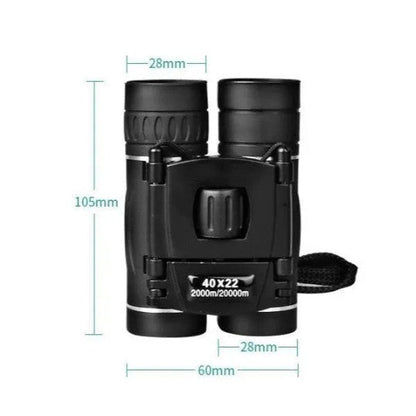 Binoculares Militares HD 40x22 Telescopio Profesional de Caza