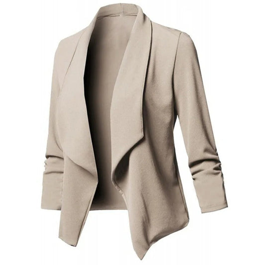 Blazer abierto estilo oversized para mujer