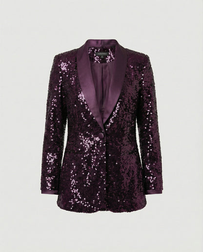 Blazer brillante para mujer