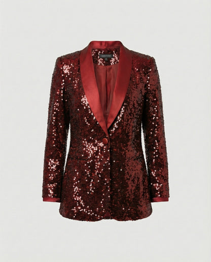 Blazer brillante para mujer