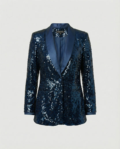 Blazer brillante para mujer