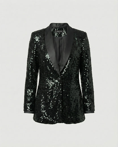 Blazer brillante para mujer