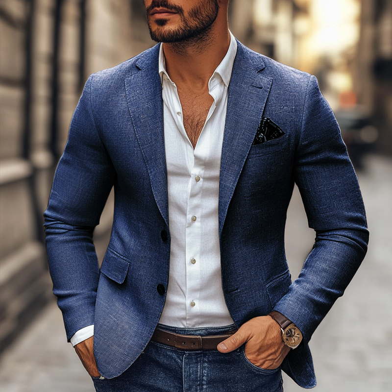 Blazer casual de dos botones