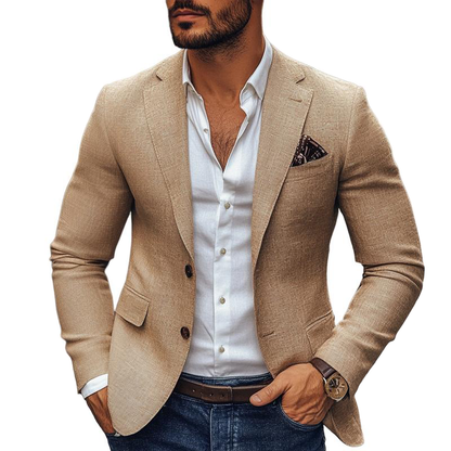 Blazer casual de dos botones