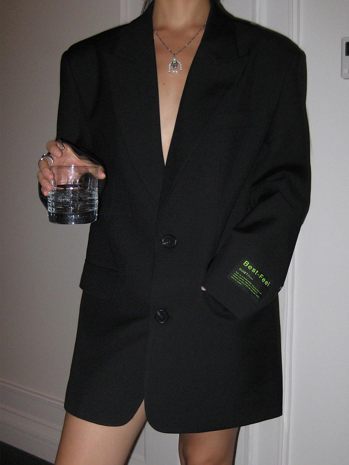 Blazer clásico holgado