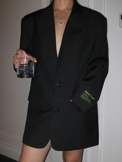 Blazer clásico holgado