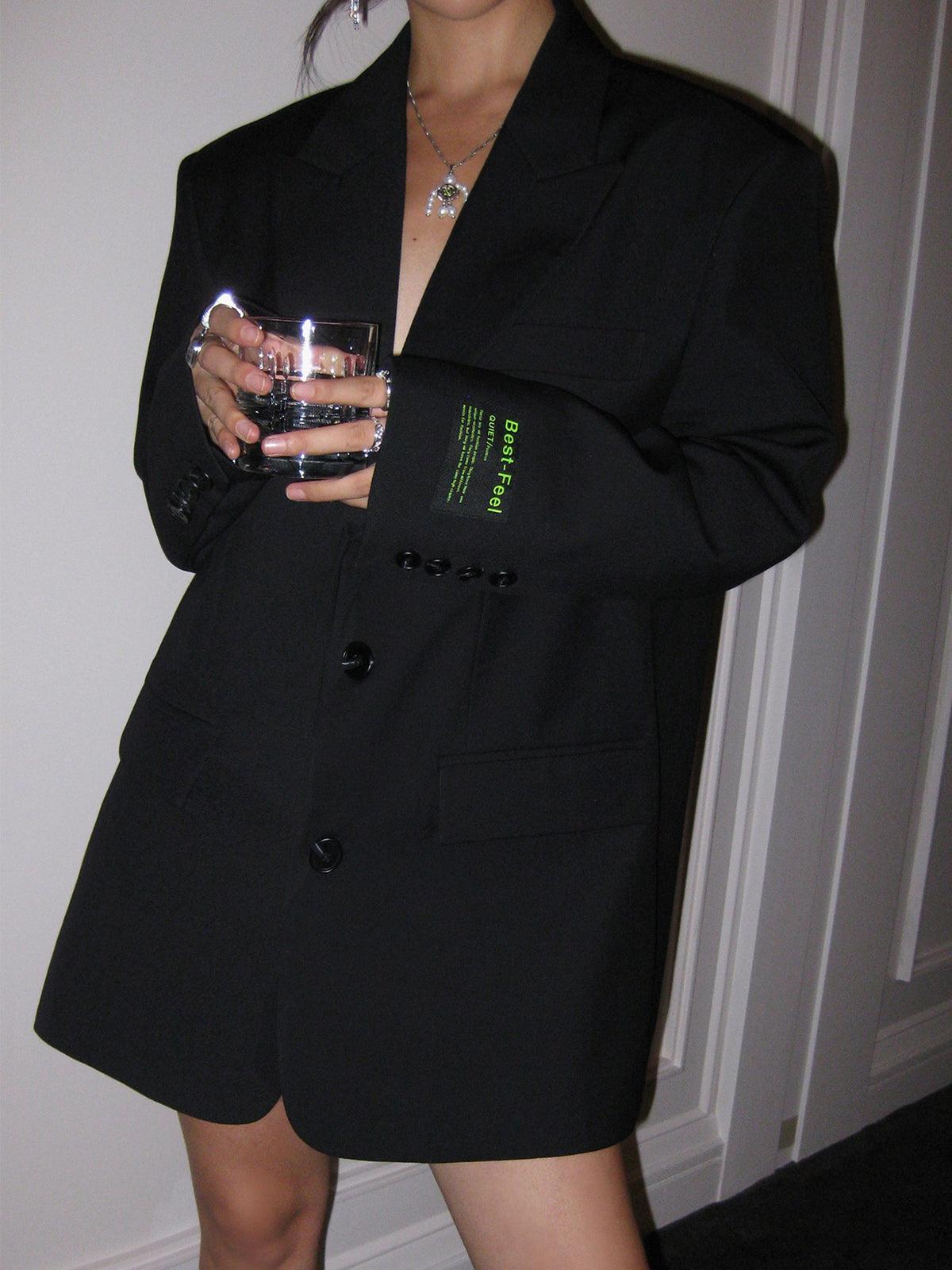 Blazer clásico holgado