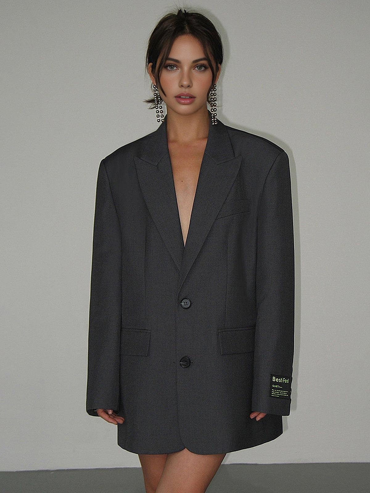 Blazer clásico holgado
