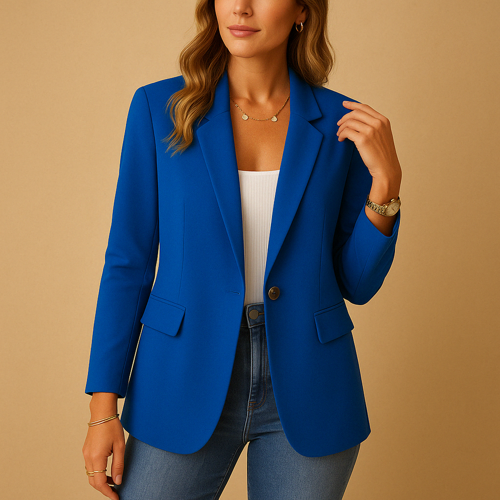 Blazer de corte ajustado