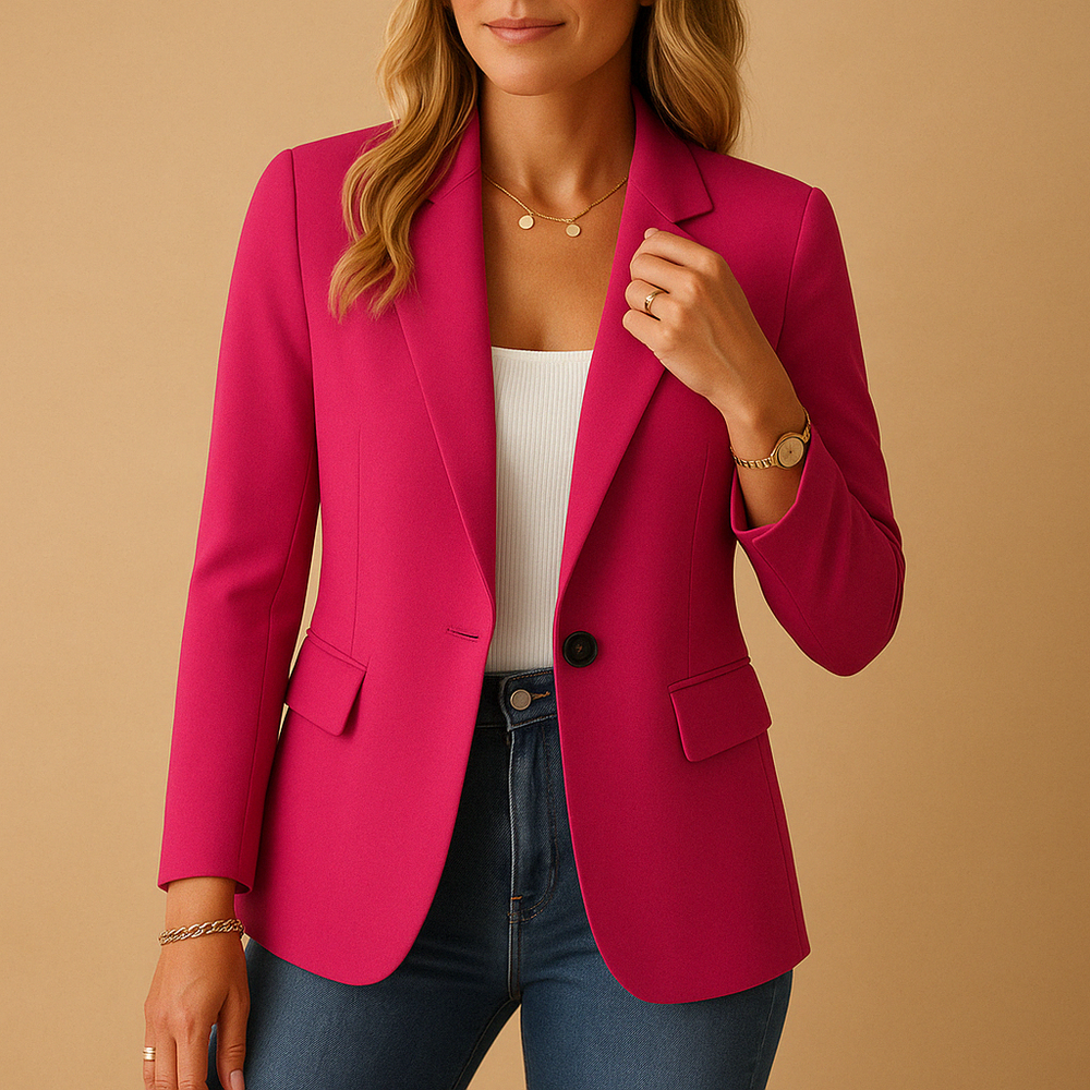 Blazer de corte ajustado