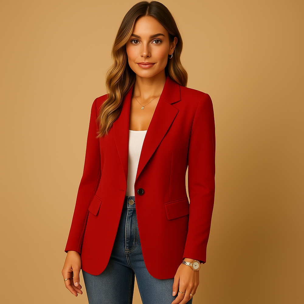 Blazer de corte ajustado