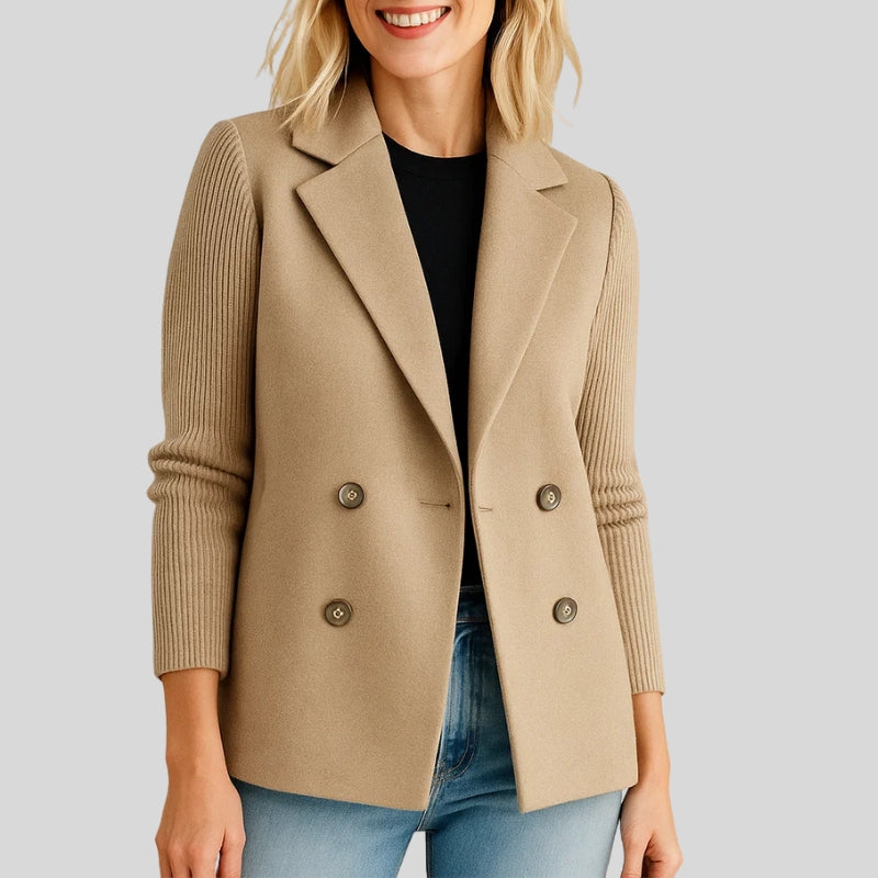 Blazer de punto para mujer