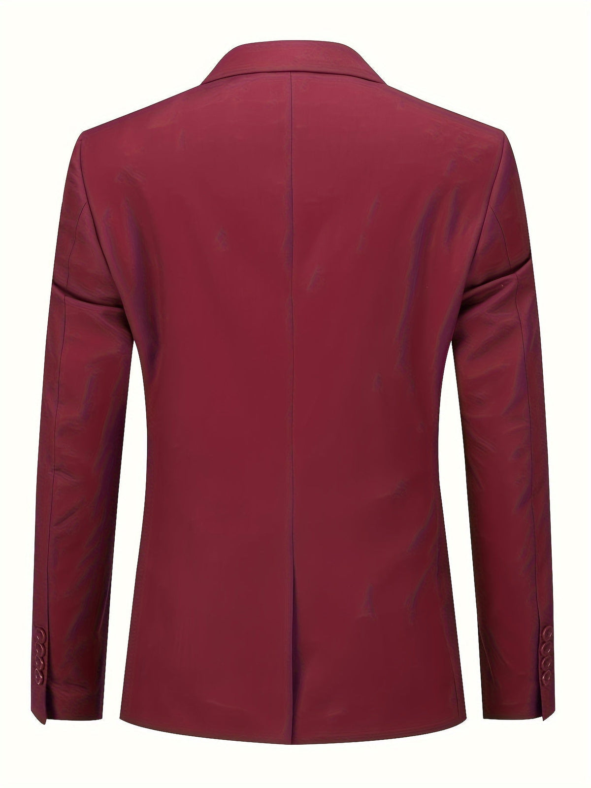 Blazer para hombre transpirable de corte entallado en tejido premium para oficina