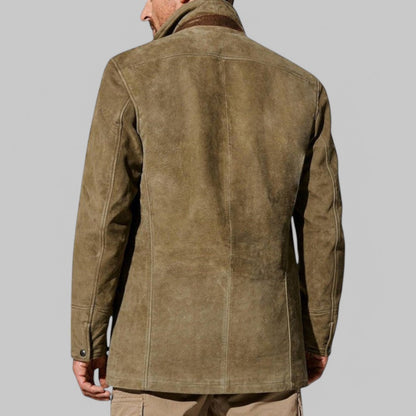Blazer vintage de otoño para hombre – Chaqueta clásica de estilo campestre