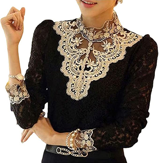 Blusa Bordada Elegante para Mujeres - Estilo Chic y Comodidad