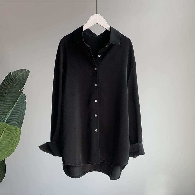 Blusa de mujer de manga larga con cuello