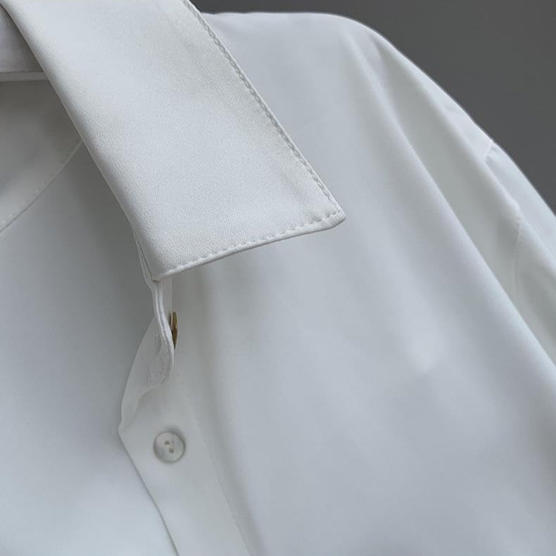 Blusa de mujer de manga larga con cuello