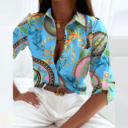 Blusa VierraSol con Cuello Solapa