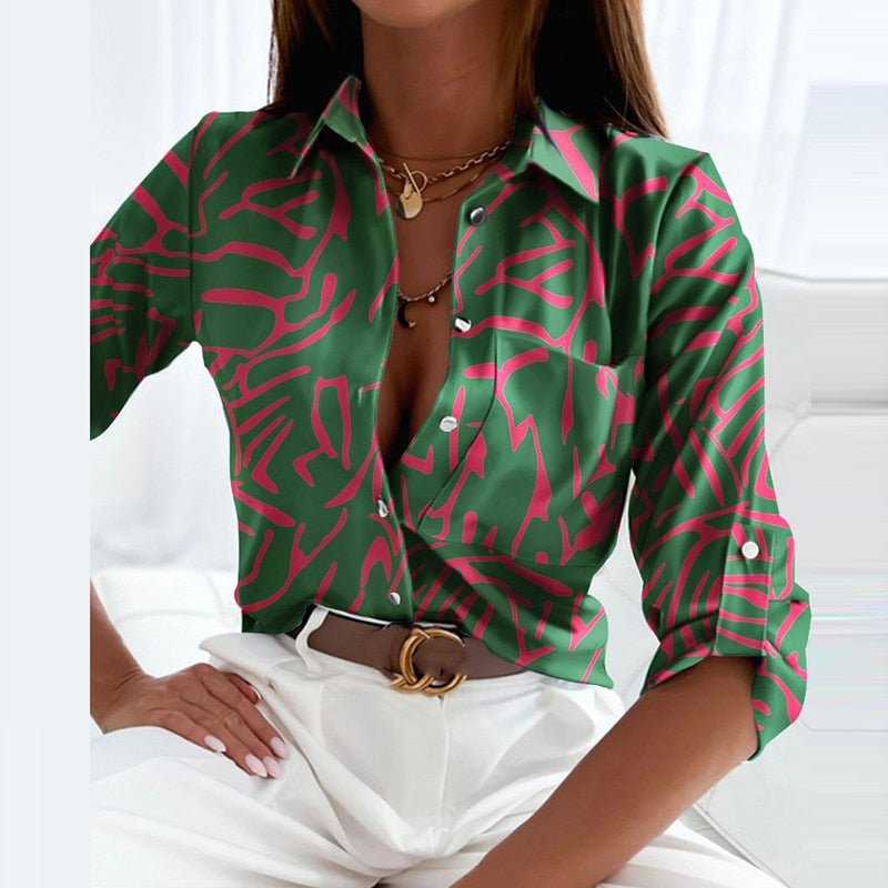Blusa VierraSol con Cuello Solapa