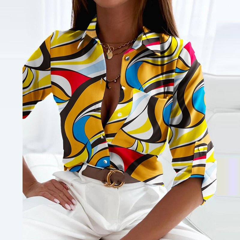 Blusa VierraSol con Cuello Solapa