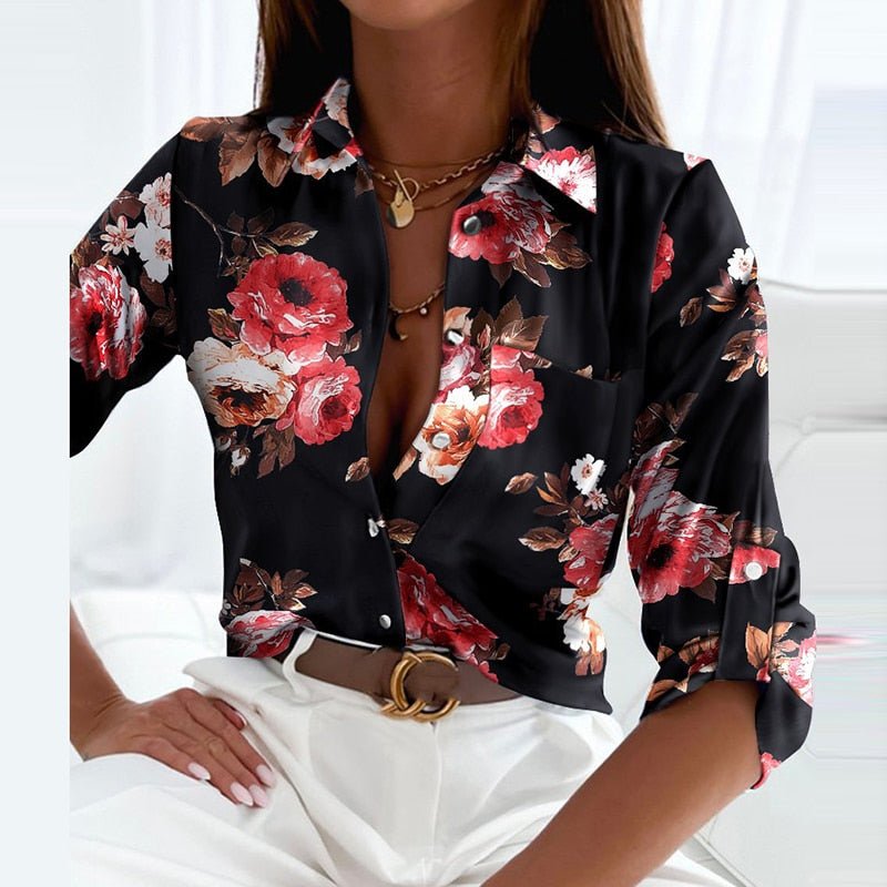 Blusa VierraSol con Cuello Solapa