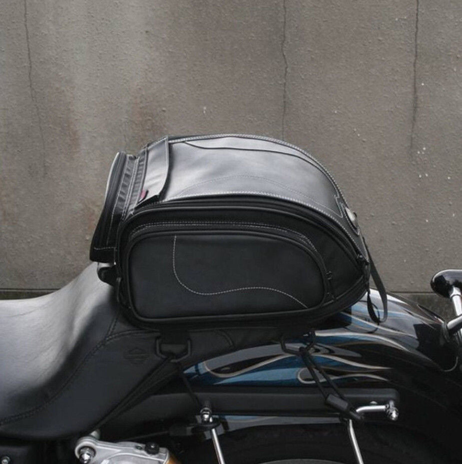 Bolsa de Cola de Motocicleta Resistente al Agua con Almacenamiento Expandible
