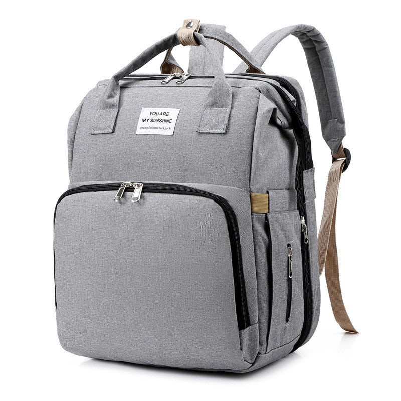 Bolsa de Pañales para Bebé 2 en 1 con Cambiador Plegable