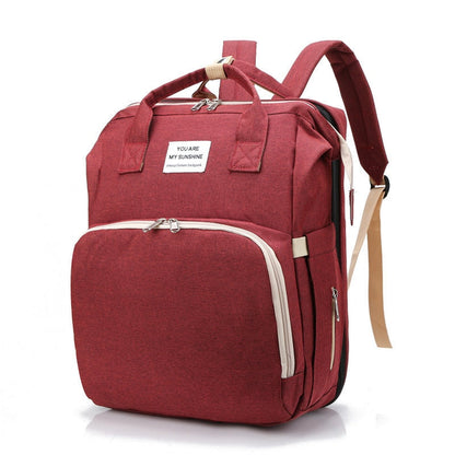 Bolsa de Pañales para Bebé 2 en 1 con Cambiador Plegable