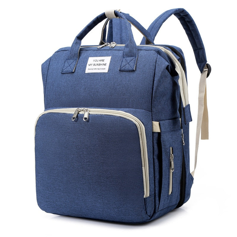 Bolsa de Pañales para Bebé 2 en 1 con Cambiador Plegable