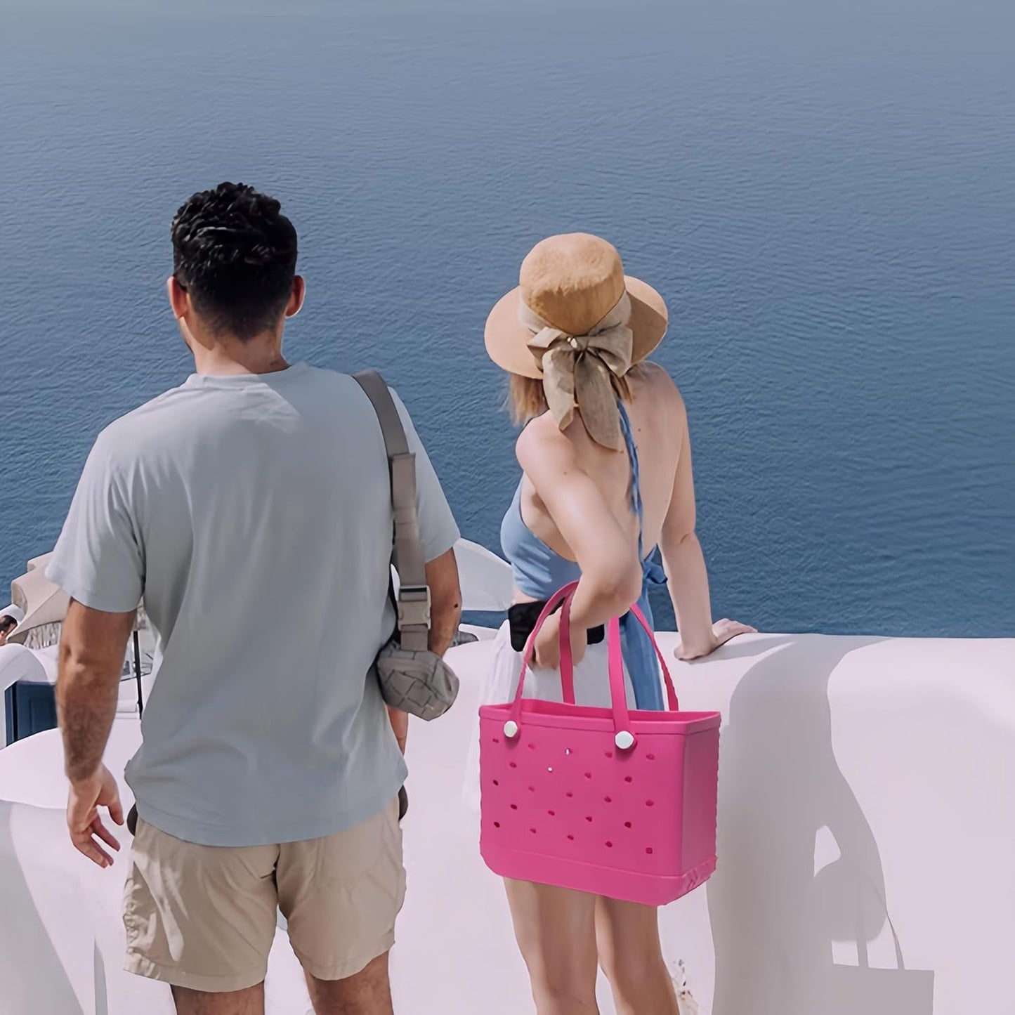 Bolsa de Playa EVA Lavable con Agujeros de Ventilación