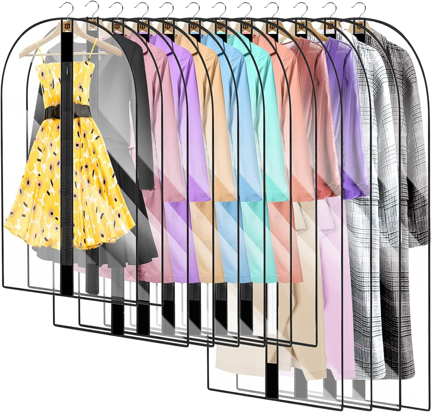 Bolsa de Prenda Extra-Larga para Vestidos y Tocados – 71" (180.34 cm) Fundas Protectores con Asas