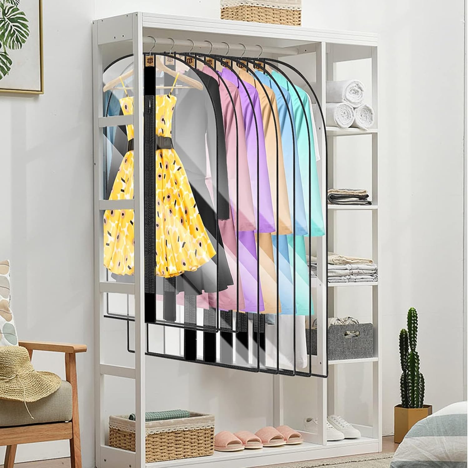 Bolsa de Prenda Extra-Larga para Vestidos y Tocados – 71" (180.34 cm) Fundas Protectores con Asas