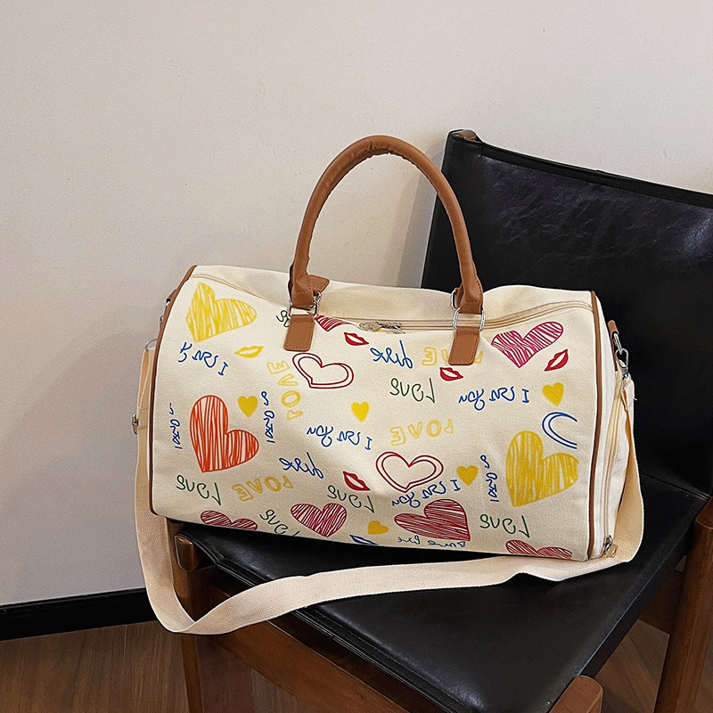 Bolsa de viaje con estampado gráfico