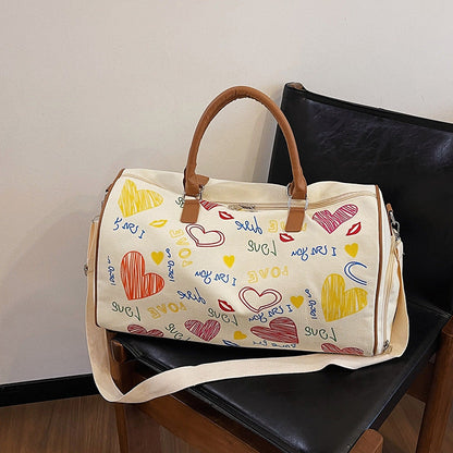 Bolsa de viaje con estampado gráfico