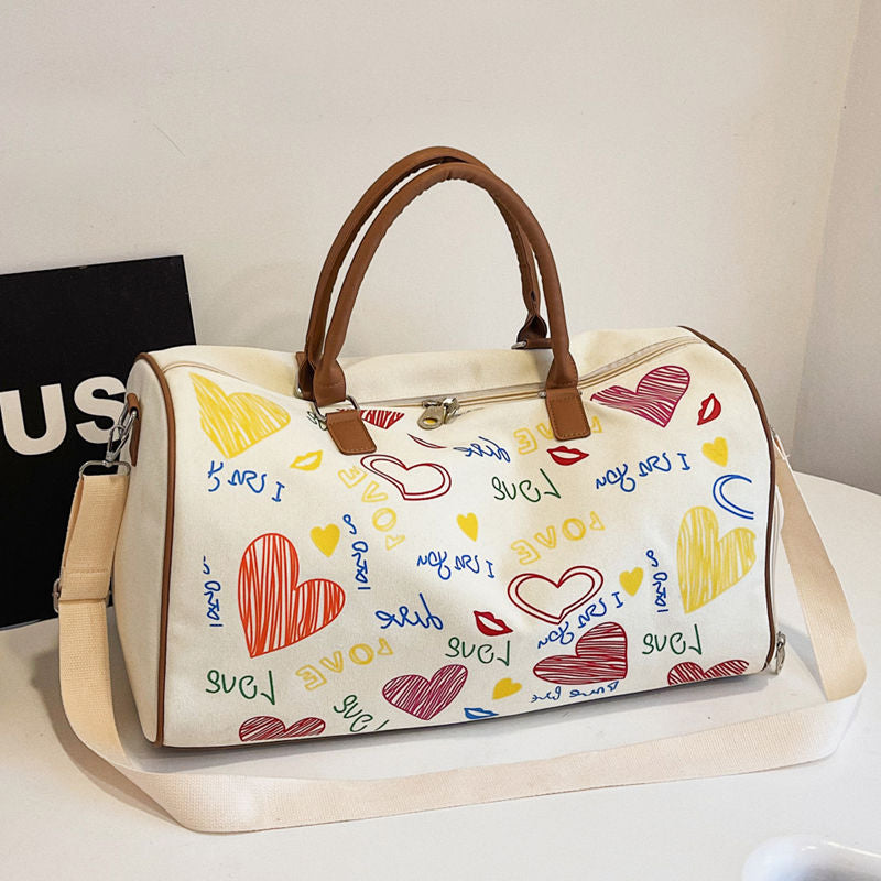 Bolsa de viaje con estampado gráfico